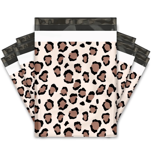 50 10X13 Poly Mailers Leopard Spots Print Shipping Envelopes Bags PRICE IS FIRM - Picture 4 of 4